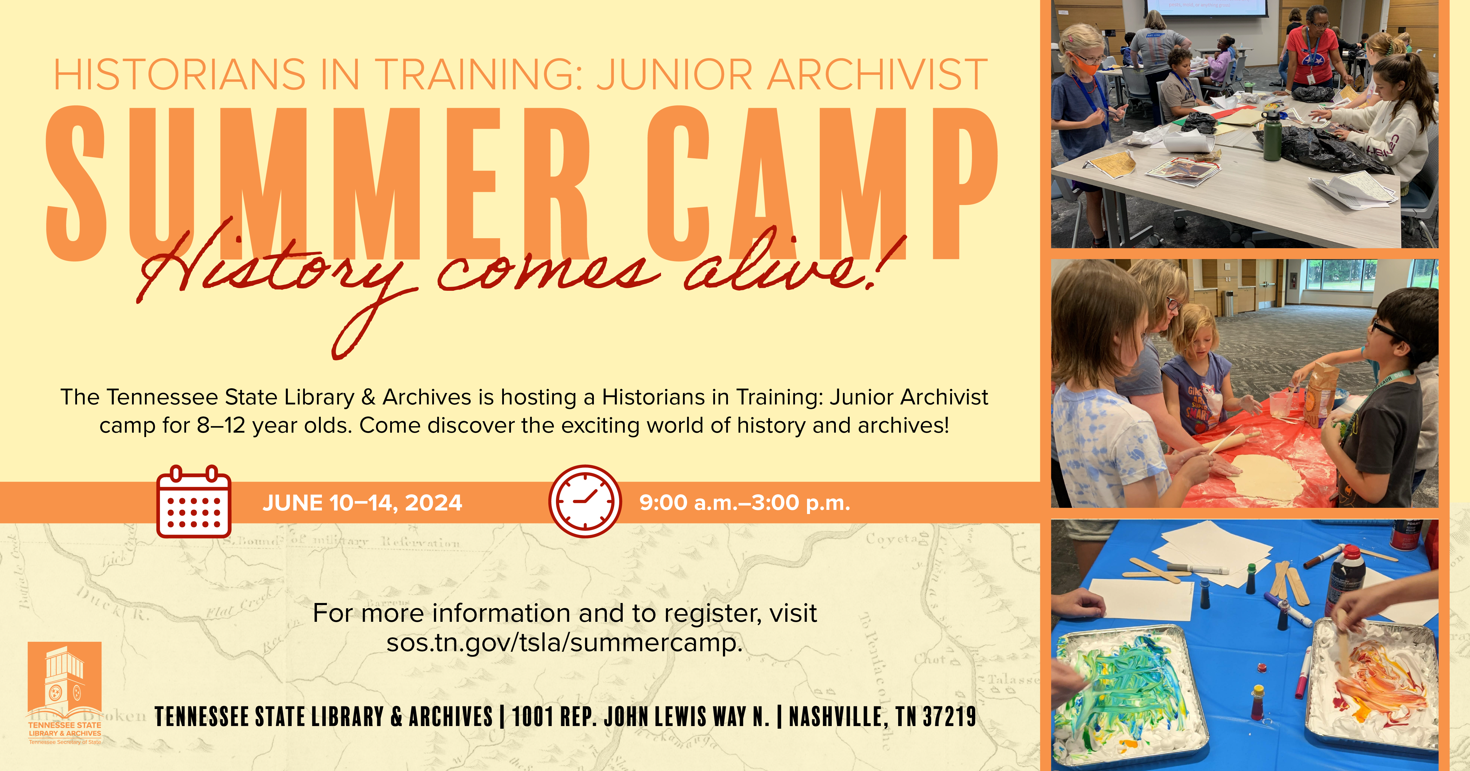 Historians in Training: Junior Archivist Summer Camp