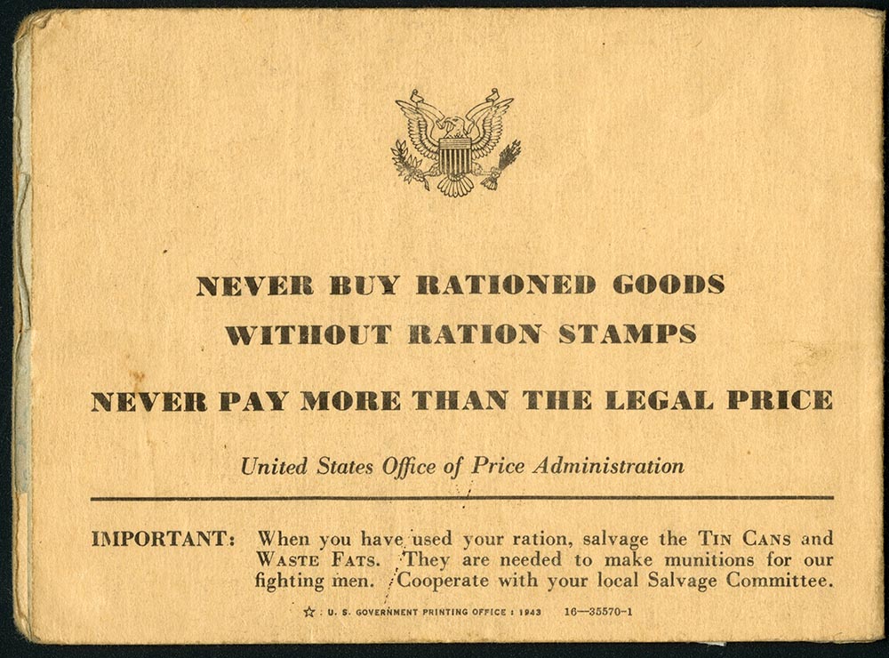 War ration book issued to Margaret D. Avery in Nashville pg3
